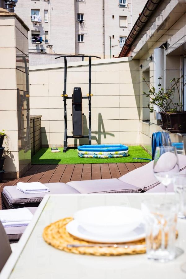 Апартаменти Lujoso Atico Entre 2 Playas Con Garaje, Terraza, Vistas Y Wifi Хіхон Екстер'єр фото